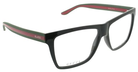 gucci eyeglasses gg 1008 black 51n gg 1008 55mm|Gucci GG1008 51N Eyeglasses in Black Green Red.